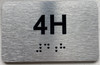APT# 4H SILVER Sign