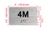 APT# 4M SILVER Hpd Sign