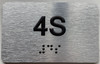 APT# 4S SILVER Sign