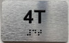 APT# 4T SILVER Sign