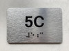 APT# 5C SILVER Ada Sign