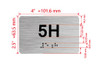 APT# 5H SILVER Hpd Sign