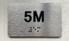 APT# 5M SILVER Ada Sign