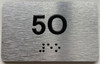 APT# 5O SILVER Sign