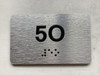 APT# 5O SILVER Safety Sign