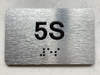 APT# 5S SILVER Compliance Sign