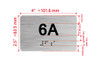 APT# 6A SILVER Hpd Sign
