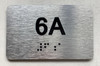 APT# 6A SILVER Compliance Sign