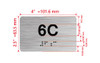 APT# 6C SILVER Hpd Sign