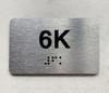 APT# 6K SILVER Ada Sign
