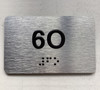 APT# 6O SILVER Ada Sign