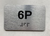 APT# 6P SILVER Ada Sign