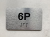 APT# 6P SILVER Safety Sign