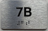 APT# 7B SILVER Sign