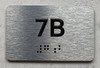 APT# 7B SILVER Ada Sign