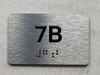 APT# 7B SILVER Compliance Sign