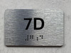 APT# 7D SILVER Ada Sign