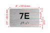 APT# 7E SILVER Hpd Sign