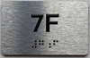 APT# 7F SILVER Sign