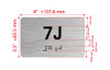 APT# 7J SILVER Hpd Sign
