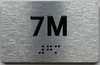 APT# 7M SILVER Sign