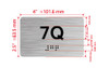 APT# 7Q SILVER Hpd Sign