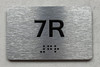 APT# 7R SILVER Safety Sign