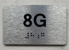 APT# 8G SILVER Ada Sign