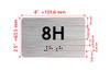 APT# 8H SILVER Hpd Sign