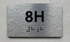 APT# 8H SILVER Compliance Sign
