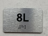APT# 8L SILVER Compliance Sign