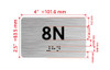 APT# 8N SILVER Hpd Sign