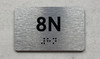 APT# 8N SILVER Sign