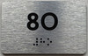 APT# 8O SILVER Sign