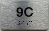 APT# 9C SILVER Sign