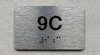 APT# 9C SILVER Compliance Sign