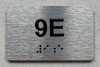 APT# 9E SILVER Ada Sign