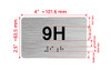 APT# 9H SILVER Hpd Sign