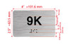 APT# 9K SILVER Hpd Sign