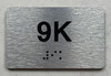 APT# 9K SILVER Ada Sign