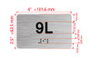 APT# 9L SILVER Hpd Sign