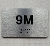 APT# 9M SILVER Ada Sign