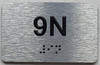 APT# 9N SILVER Sign