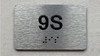 APT# 9S SILVER Ada Sign