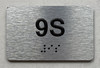 APT# 9S SILVER Safety Sign