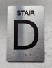 STAIR D Ada Sign