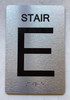 STAIR E Compliance Sign