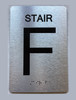 STAIR F Safety Sign