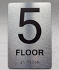 5 FLOOR Ada Sign