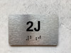 APT# 2J Safety Sign